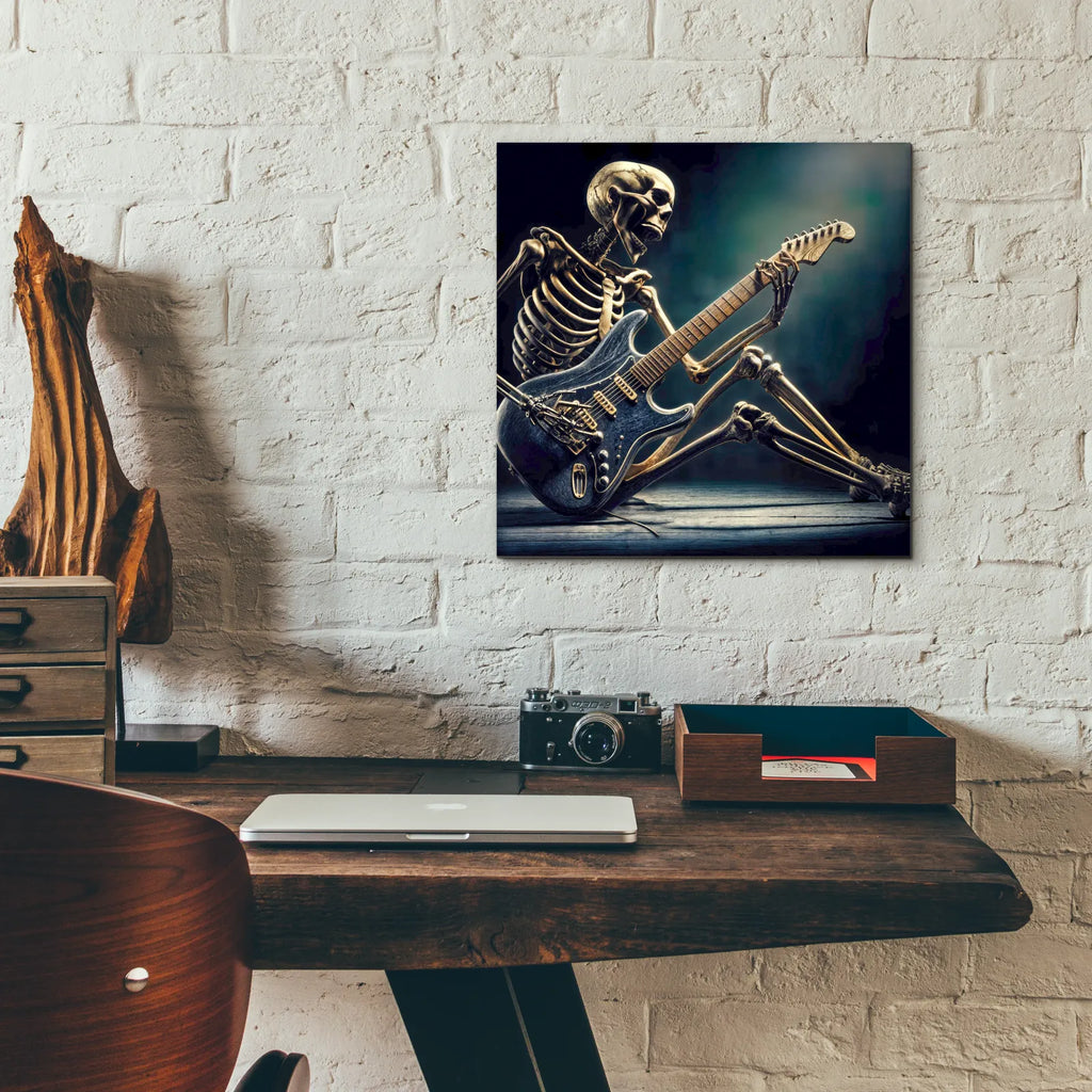 Music Is My Life by Rey Klimt - 12x12 acrylic wall art in a room