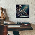 Music Is My Life by Rey Klimt - 12x12 acrylic wall art in a room