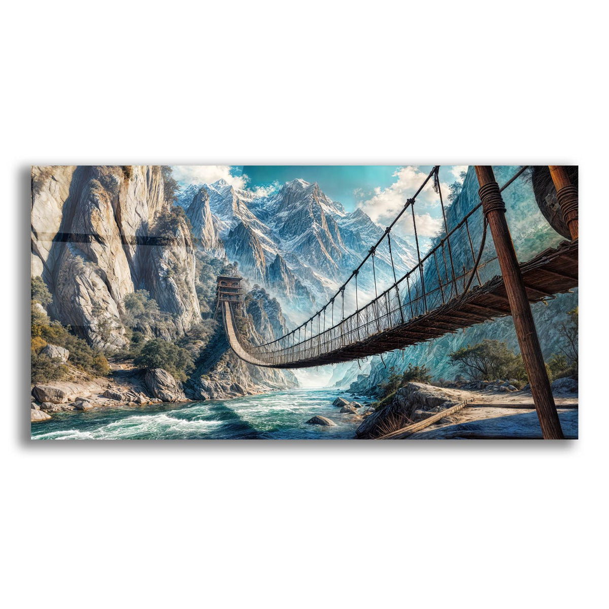 Path Less Traveled by Rey Klimt acrylic glass wall art