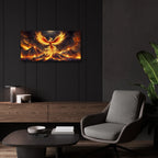 Phoenix Rising by Rey Klimt - 24x12 acrylic wall art in a room