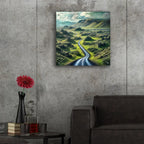 Road Is Calling by Rey Klimt - 24x24 acrylic wall art in a room