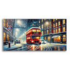 Snow Night In London by Rey Klimt acrylic glass wall art