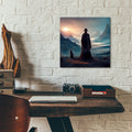 Whispers Of Sunrise by Rey Klimt - 12x12 acrylic wall art in a room