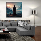 Whispers Of Sunrise by Rey Klimt - 36x36 acrylic wall art in a room