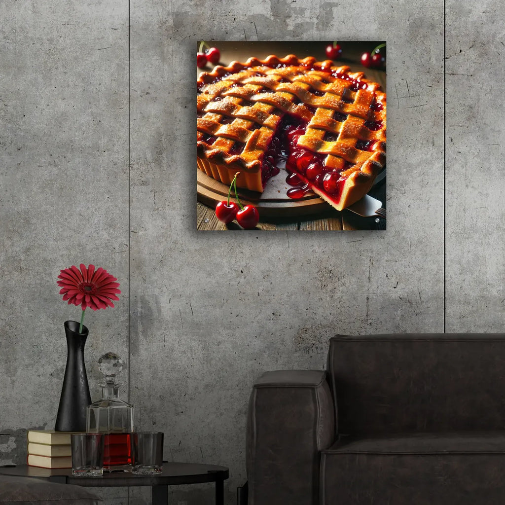 Pie by Rey Klimt - 24x24 acrylic wall art in a room