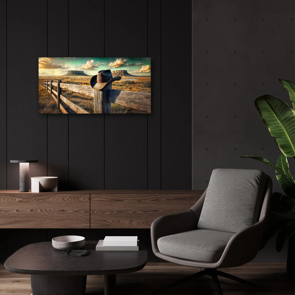 Road to Freedom by Rey Klimt - 24x12 acrylic wall art in a room