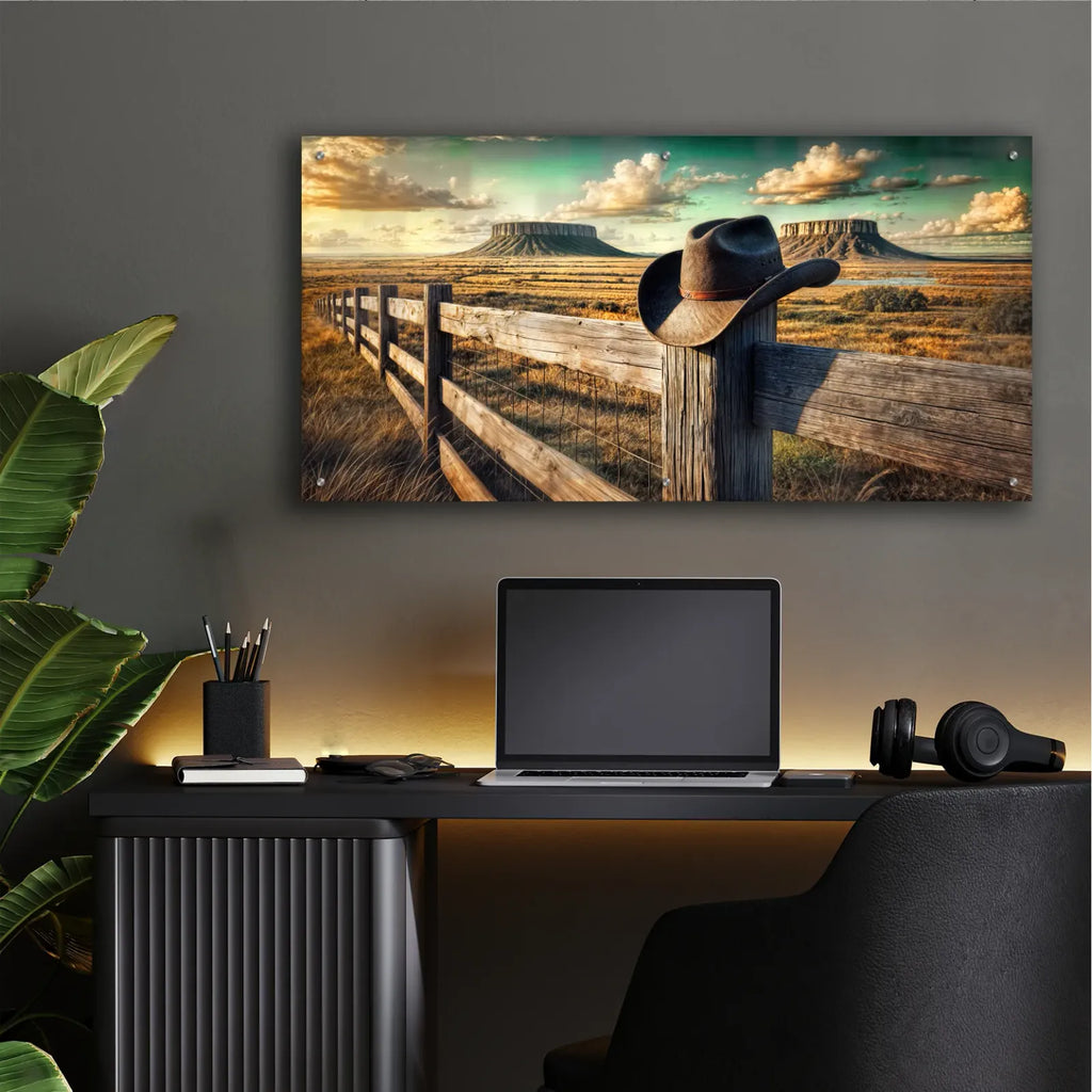 Road to Freedom by Rey Klimt - 48x24 acrylic wall art in a room