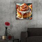 Cinnamon Bun by Rey Klimt - 24x24 acrylic wall art in a room