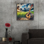 Country Music by Rey Klimt - 24x24 acrylic wall art in a room