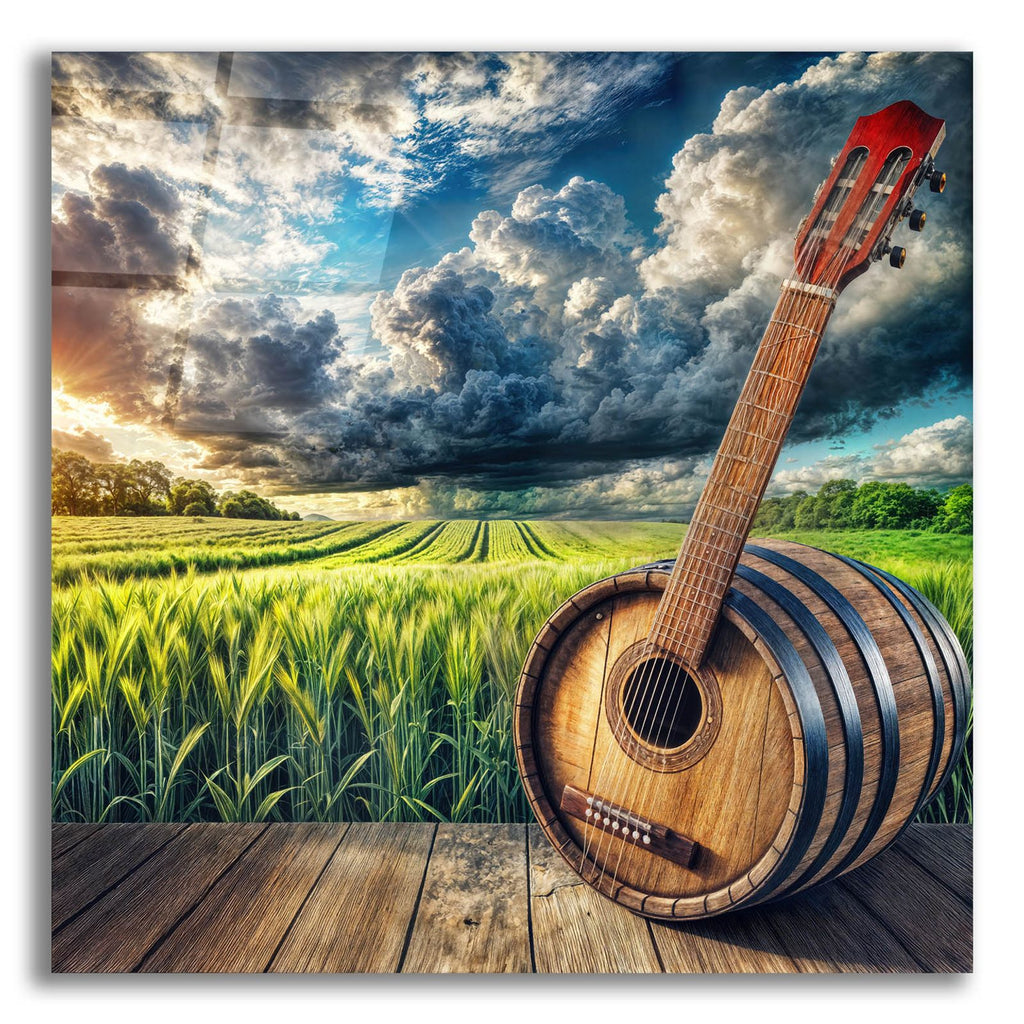 Country Music by Rey Klimt acrylic glass wall art