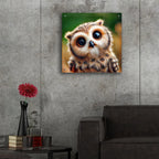 Cute Owl by Rey Klimt - 24x24 acrylic wall art in a room