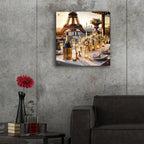 Dinner In Paris by Rey Klimt - 24x24 acrylic wall art in a room