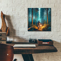 Explorer by Rey Klimt - 12x12 acrylic wall art in a room