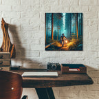 Explorer by Rey Klimt - 12x12 acrylic wall art in a room