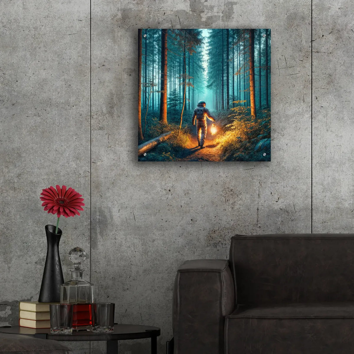 Explorer by Rey Klimt - 24x24 acrylic wall art in a room