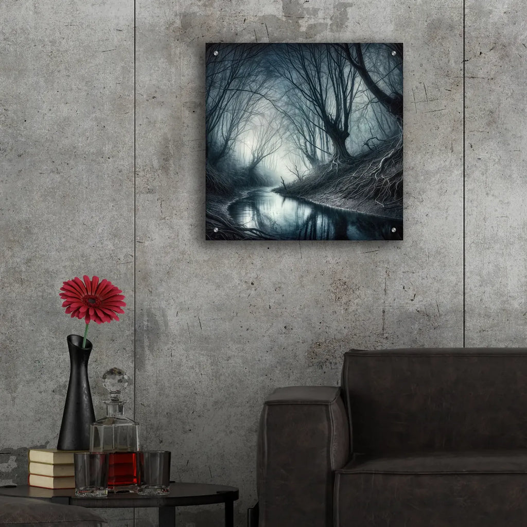 Haunted Forest by Rey Klimt - 24x24 acrylic wall art in a room