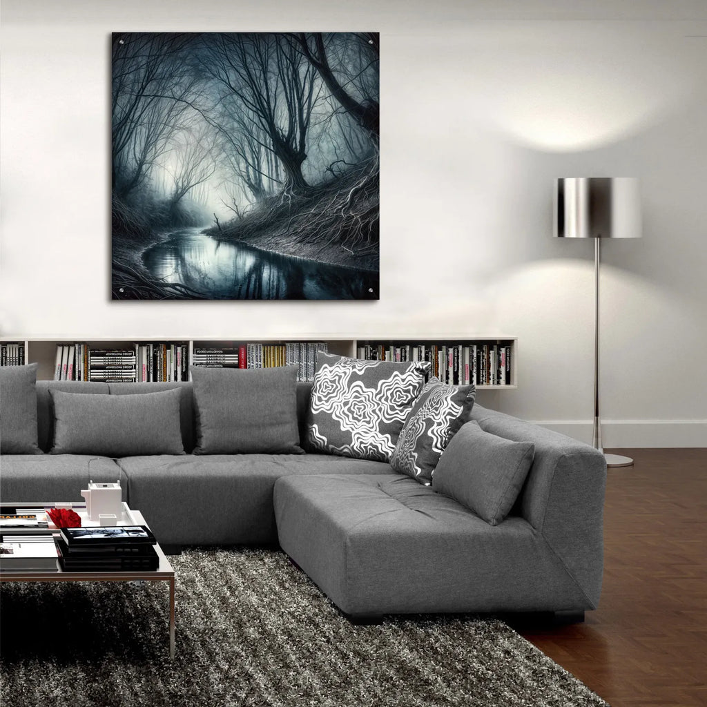 Haunted Forest by Rey Klimt - 36x36 acrylic wall art in a room