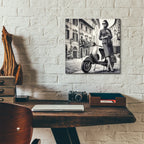 Italian Lady by Rey Klimt - 12x12 acrylic wall art in a room