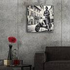 Italian Lady by Rey Klimt - 24x24 acrylic wall art in a room