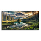 Lago D'antorno, Italian Dolomites by Rey Klimt acrylic glass wall art