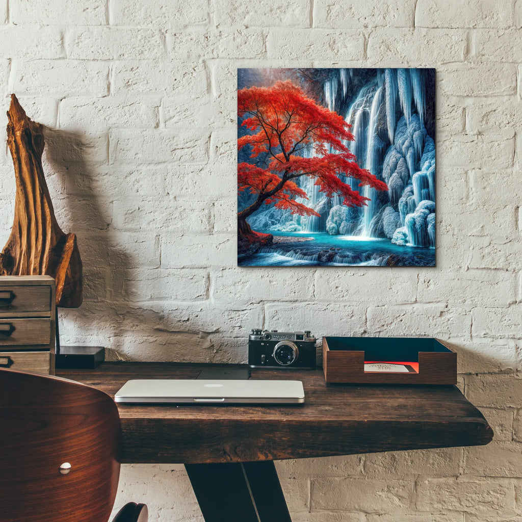 Still Standing by Rey Klimt - 12x12 acrylic wall art in a room