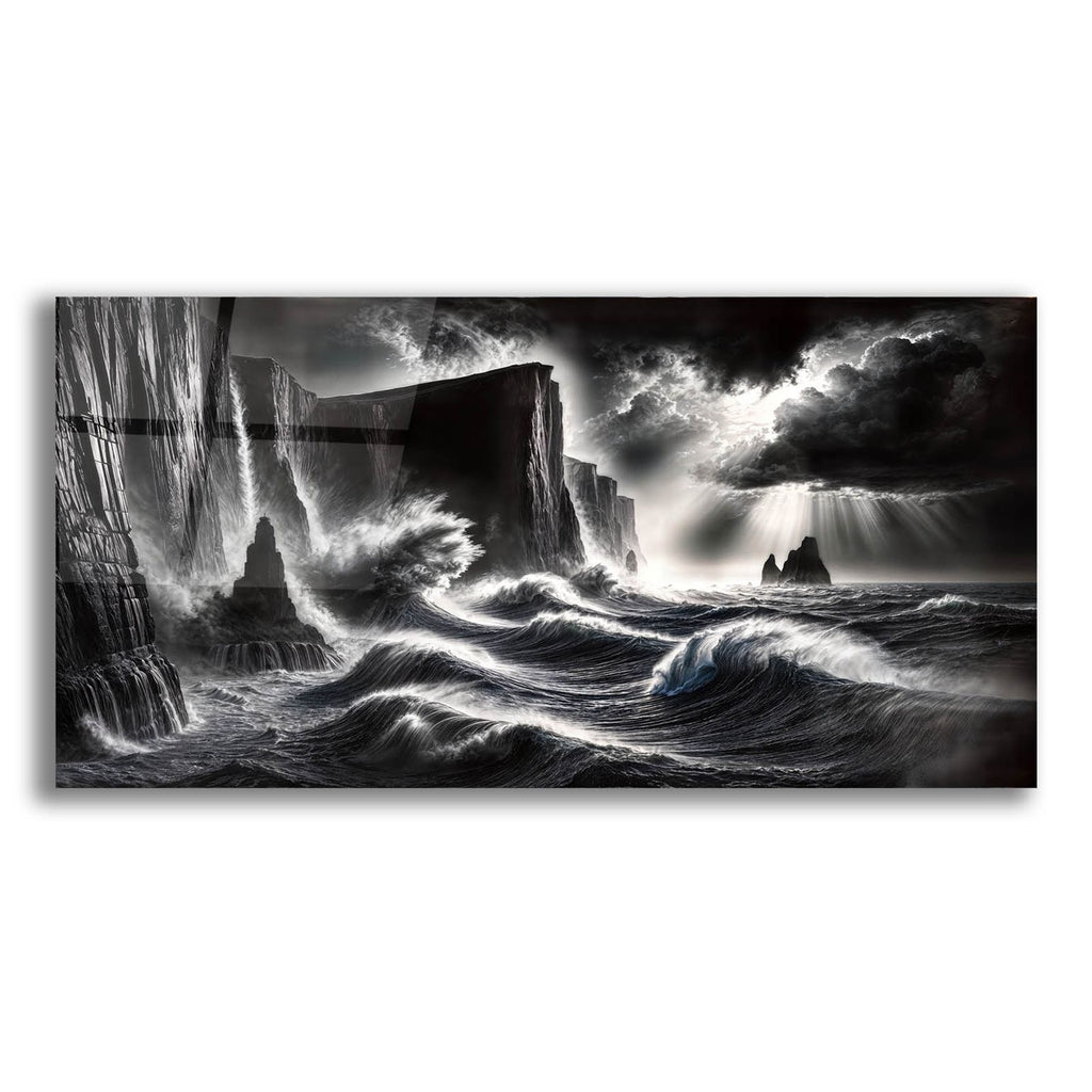 Storm B&w by Rey Klimt acrylic glass wall art