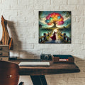 Tree Of Light by Rey Klimt - 12x12 acrylic wall art in a room
