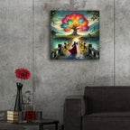 Tree Of Light by Rey Klimt - 24x24 acrylic wall art in a room
