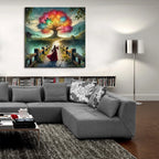 Tree Of Light by Rey Klimt - 36x36 acrylic wall art in a room