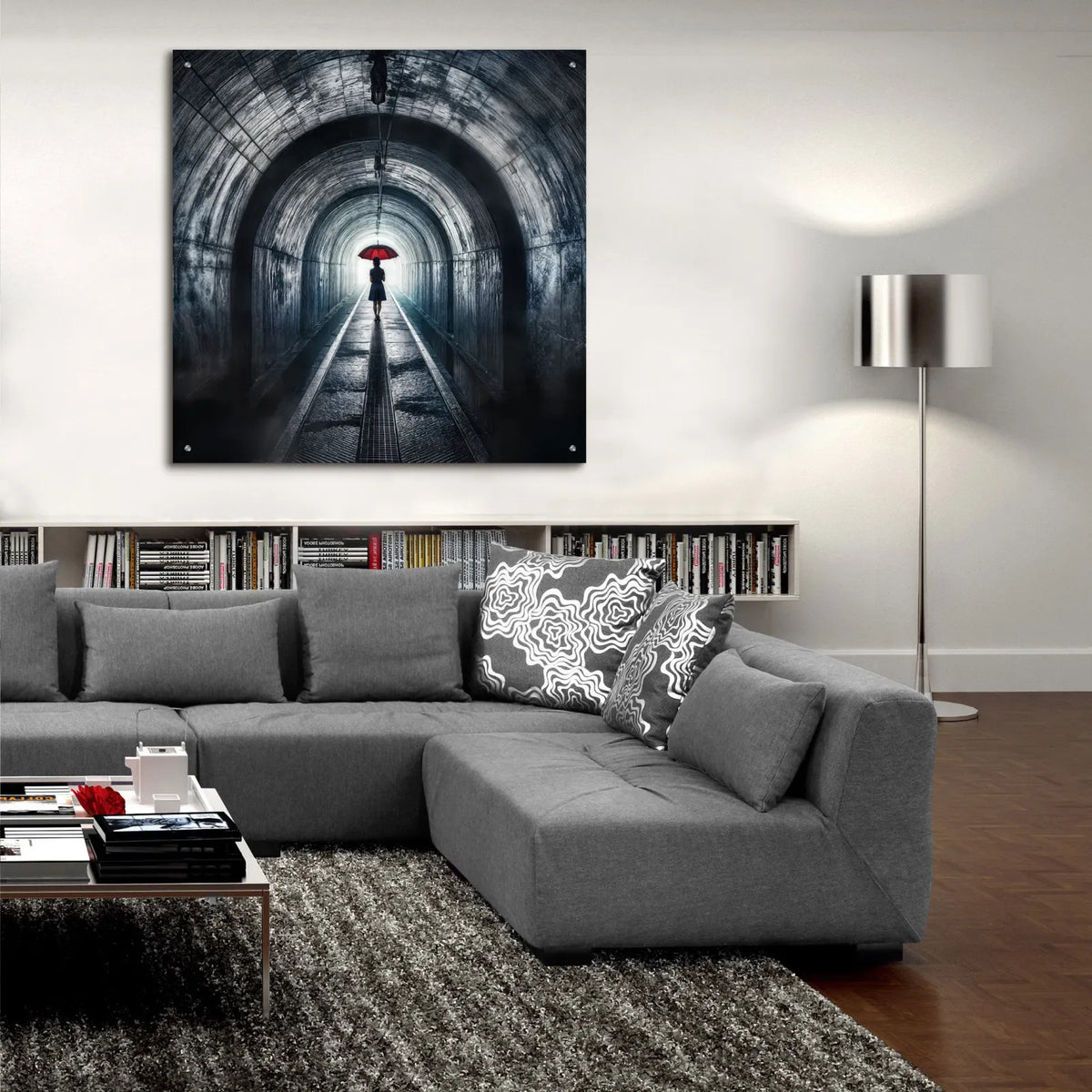 Tunnel Vision by Rey Klimt - 36x36 acrylic wall art in a room