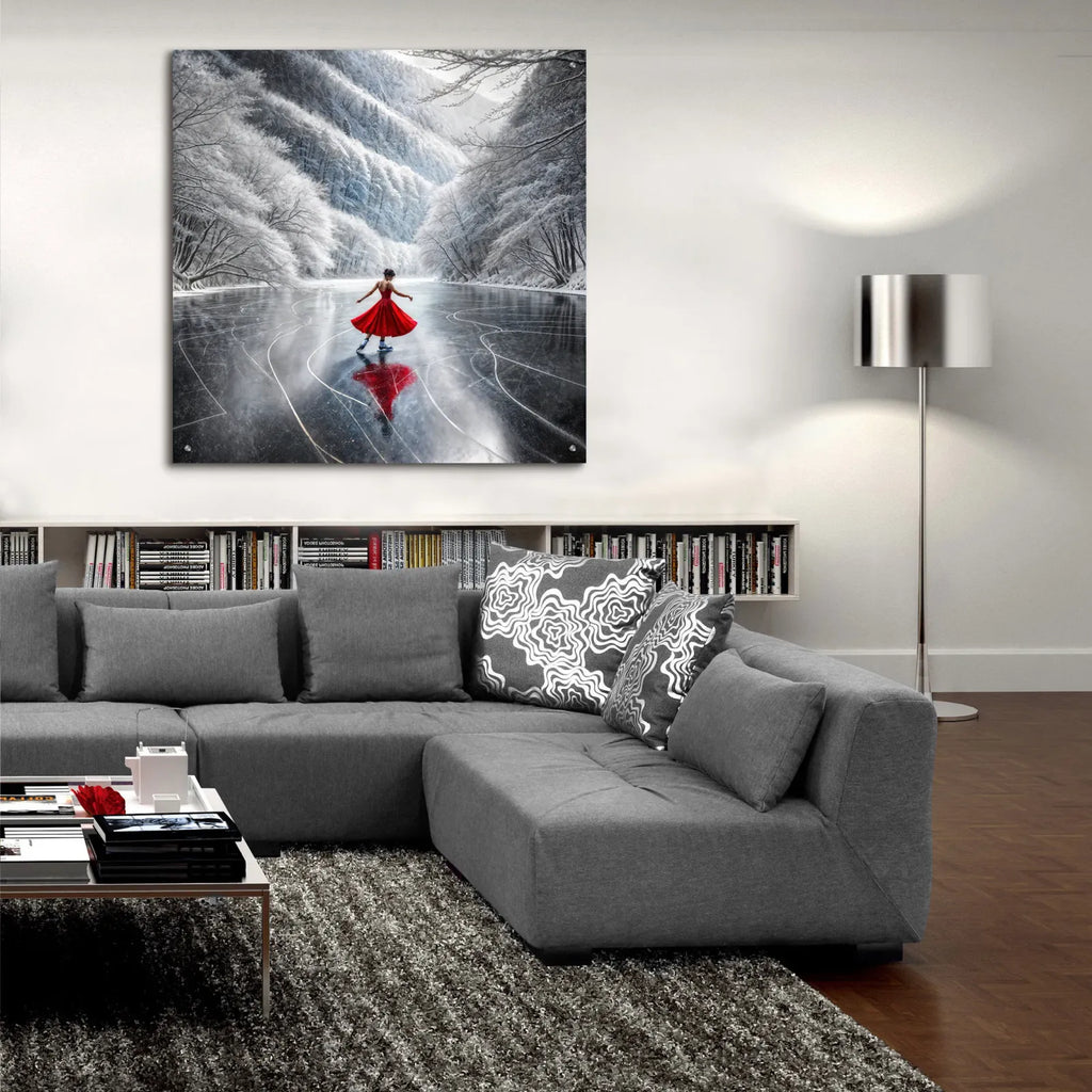 Winter Dance by Rey Klimt - 36x36 acrylic wall art in a room