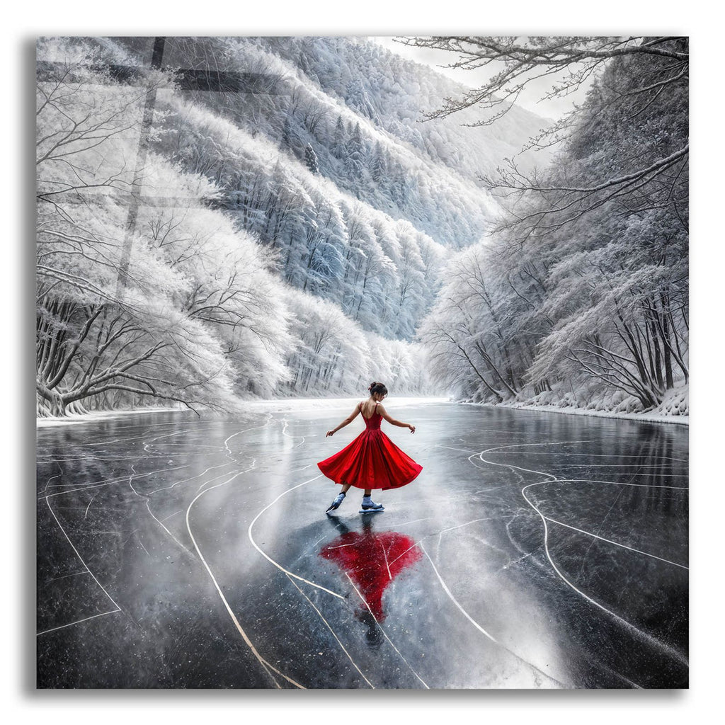 Winter Dance by Rey Klimt acrylic glass wall art