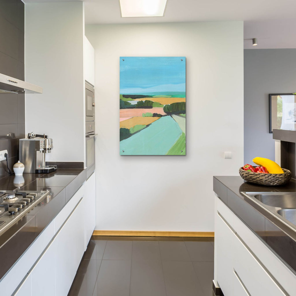 Bright Colored Countryside 2 by Annie Warren - 24x36 acrylic wall art in a room