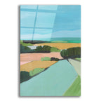 Bright Colored Countryside 2 by Annie Warren acrylic glass wall art