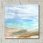 Sand Strokes 1 by Annie Warren - 12x12 acrylic wall art in a room