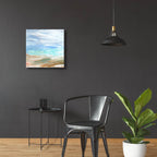 Sand Strokes 1 by Annie Warren - 24x24 acrylic wall art in a room