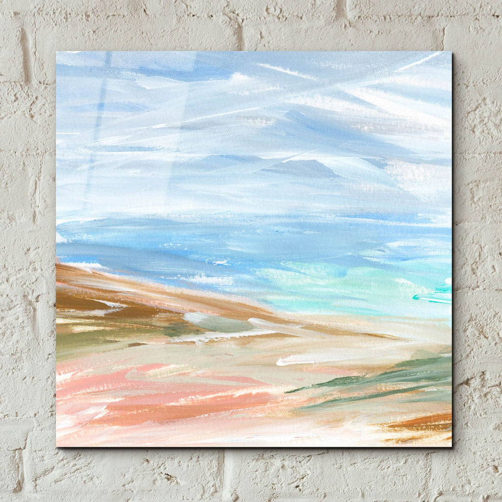 Sand Strokes 2 by Annie Warren - 12x12 acrylic wall art in a room