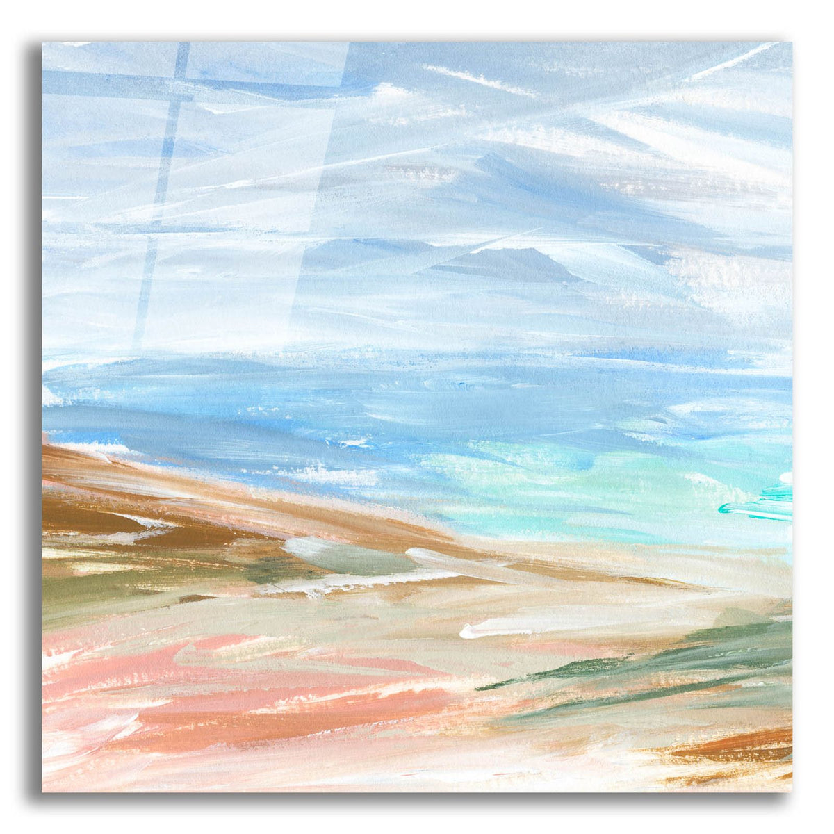 Sand Strokes 2 by Annie Warren acrylic glass wall art