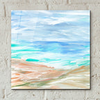 Sand Strokes 3 by Annie Warren - 12x12 acrylic wall art in a room