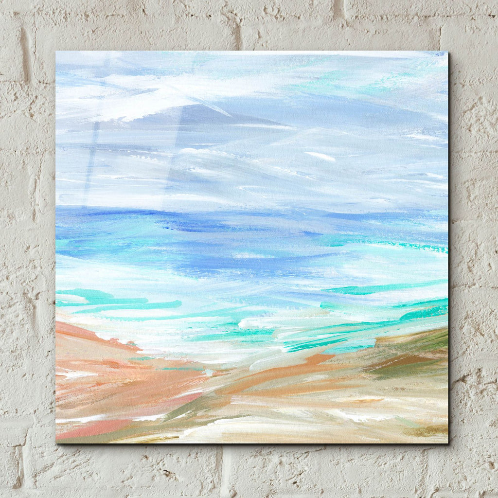 Sand Strokes 4 by Annie Warren - 12x12 acrylic wall art in a room