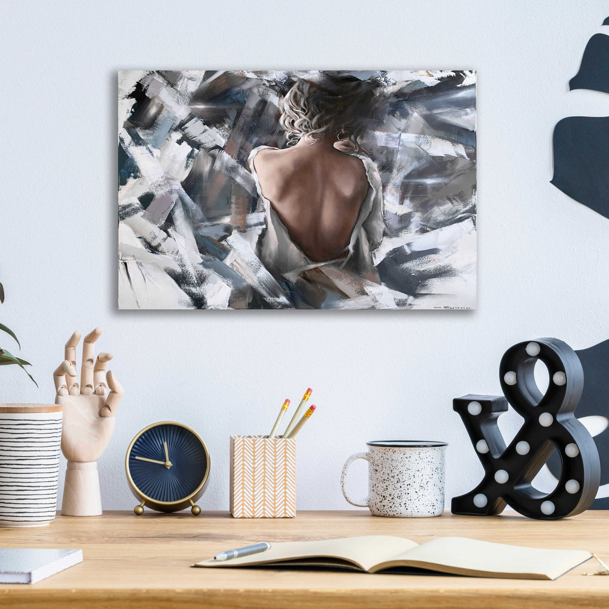 Epic Art 'Cassiopeia' by Alexander Gunin, Acrylic Glass Wall Art,16x12