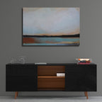 Blue Sunset by Brittany Evans - 36x24 acrylic wall art in a room