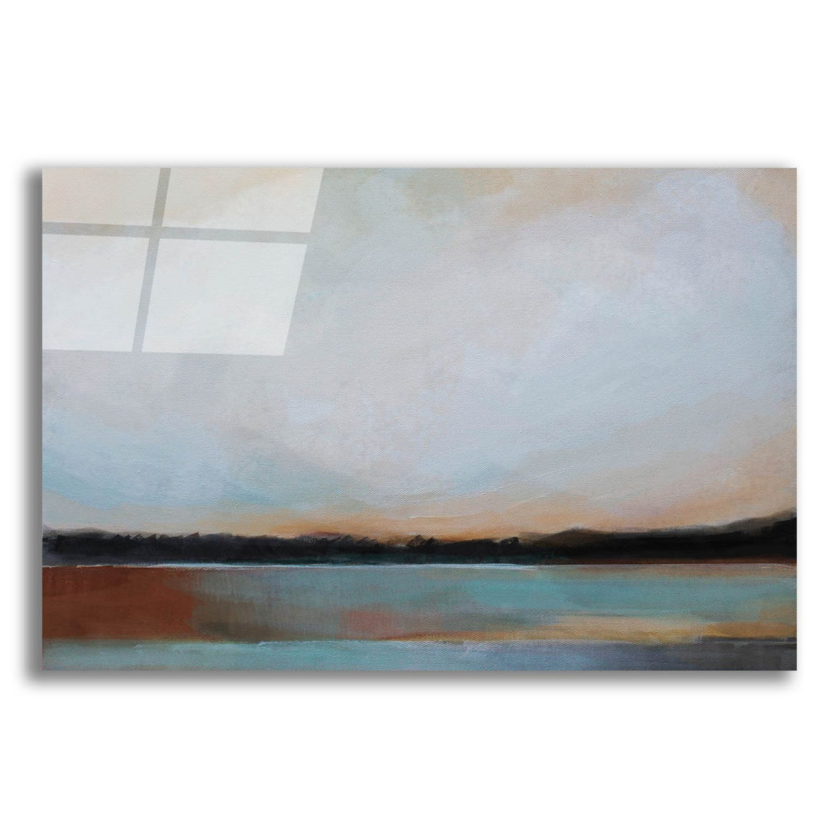 Blue Sunset by Brittany Evans acrylic glass wall art