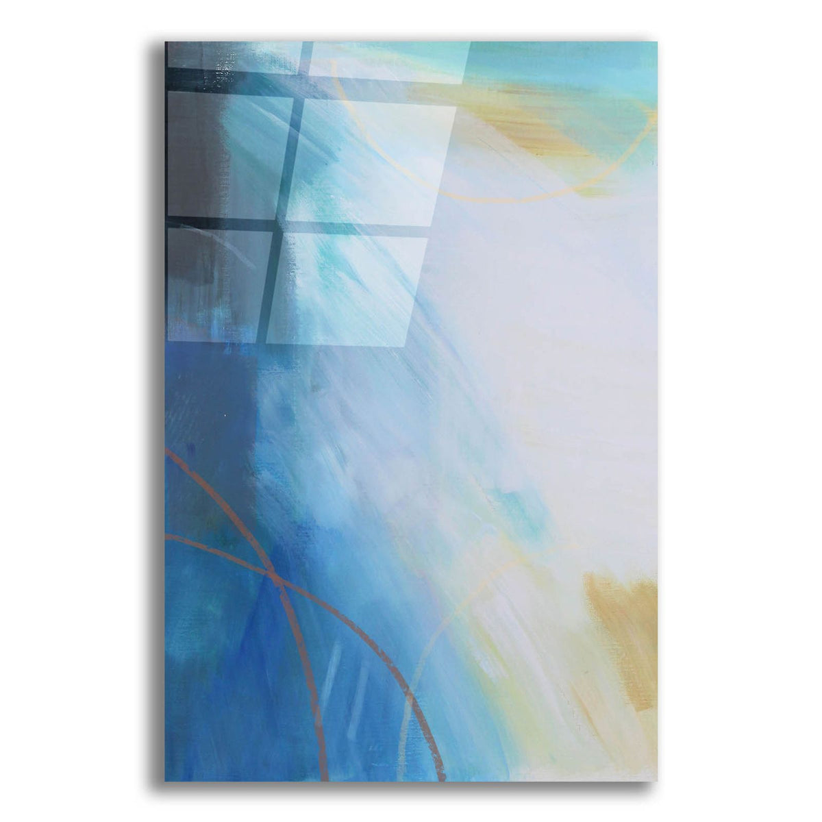 Blue Wash 1 by Brittany Evans acrylic glass wall art