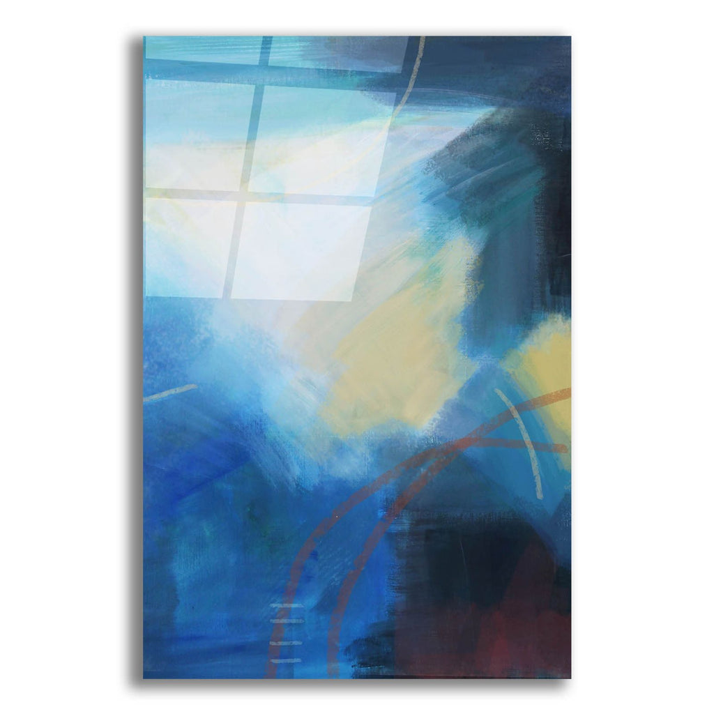Blue Wash 2 by Brittany Evans acrylic glass wall art