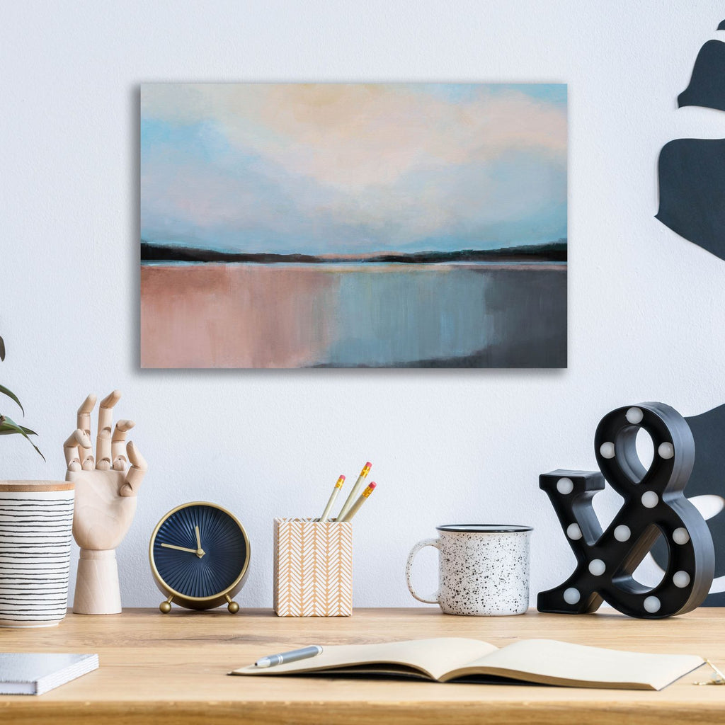 Canyon Lake by Brittany Evans - 16x12 acrylic wall art in a room
