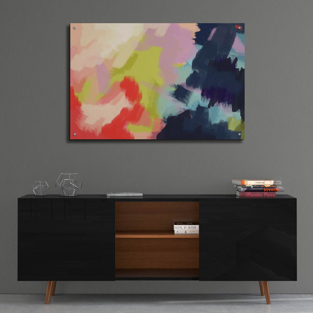 Spring Showers 1 by Brittany Evans - 36x24 acrylic wall art in a room