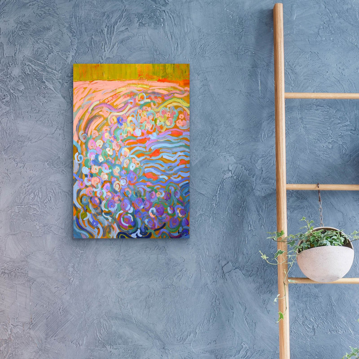 All Is Well 1 by Carol Young - 16x24 acrylic wall art in a room