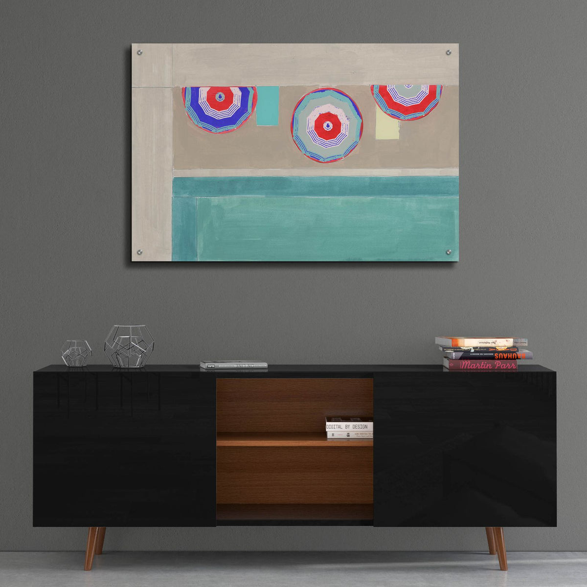By The Pool 2 by Cartissi - 36x24 acrylic wall art in a room