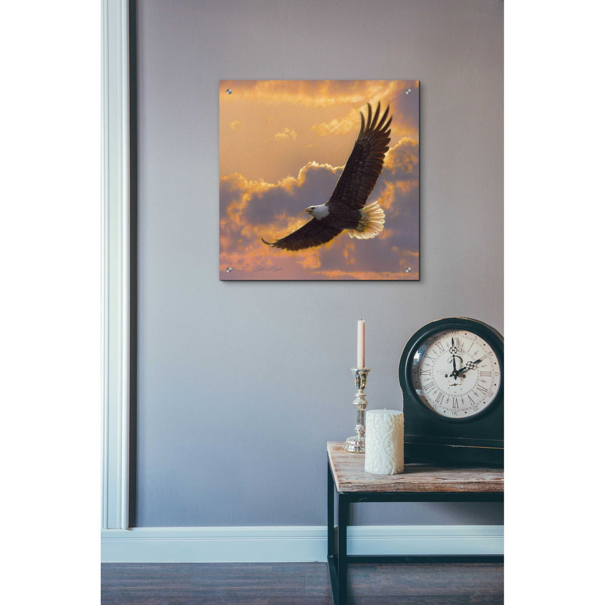 Epic Art 'Soaring Spirit' by Collin Bogle Acrylic Glass Wall Art,24x24